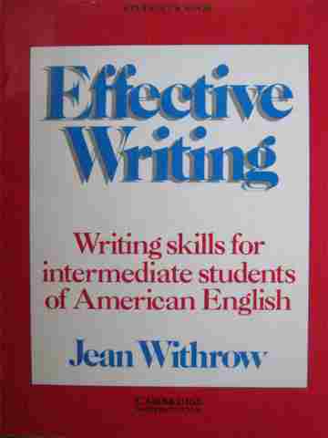 (image for) Effective Writing Student's Book (P) by Jean Withrow