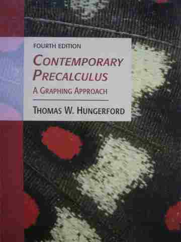 (image for) Contemporary Precalculus A Graphing Approach 4th Edition (H)