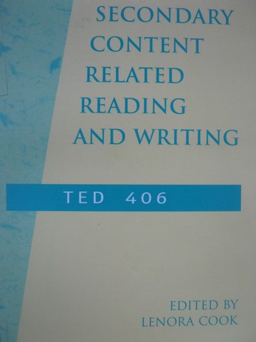 (image for) Secondary Content Related Reading & Writing TED 406 (Spiral)