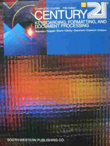 (image for) Century 21 Keyboarding Formatting & Document Processing 5e (H)