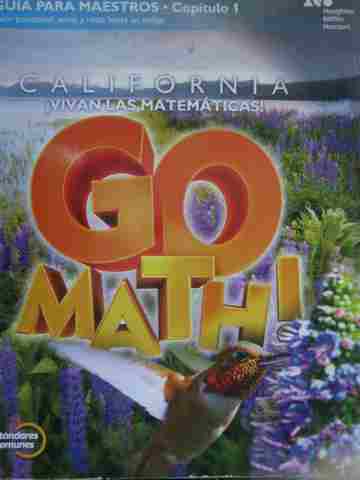 (image for) California Go Math! 4 Estandares comunes TE Capitulo 1 (CA)(P)