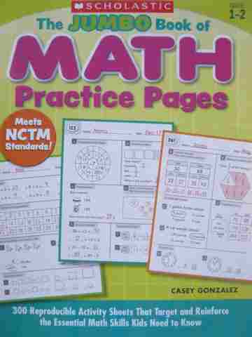 (image for) Jumbo Book of Math Practice Pages Grades 1-2 (P) by Gonzalez