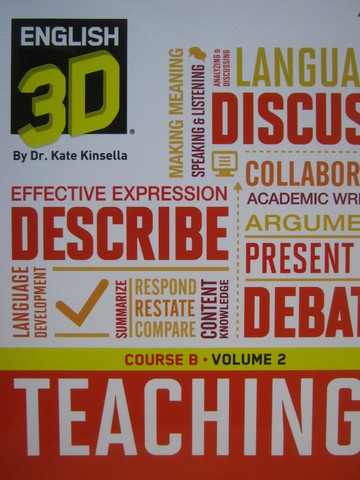 (image for) English 3D Course B TG Volume 2 (TE)(Spiral) by Kate Kinsella