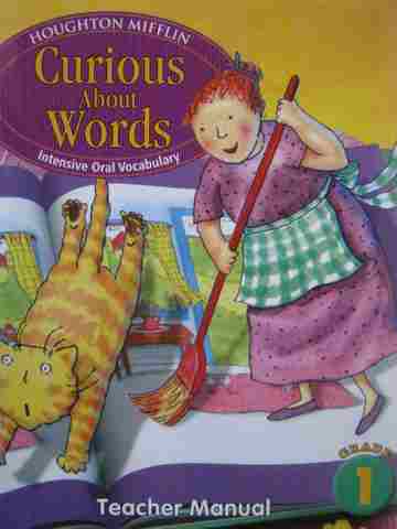 (image for) Curious About Words Intensive Oral Vocabulary 1 TM (TE)(Spiral)