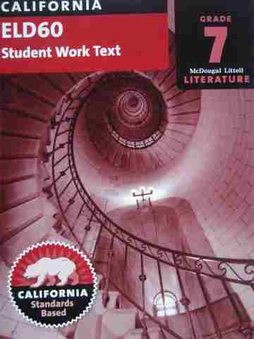 (image for) Literature 7 ELD60 Student Work Text (CA)(P)