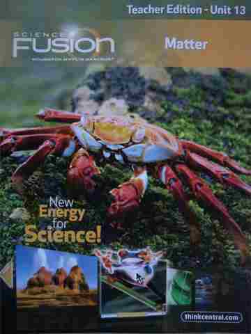 (image for) Science Fusion 5 Teacher Edition Unit 13 (TE)(P)