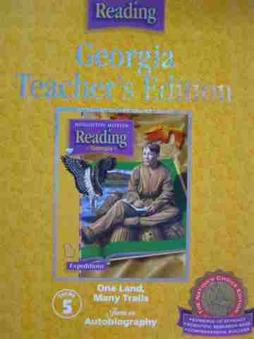 (image for) Reading 5.5 One Land Many Trails TE (GA)(TE)(Spiral) by Cooper,