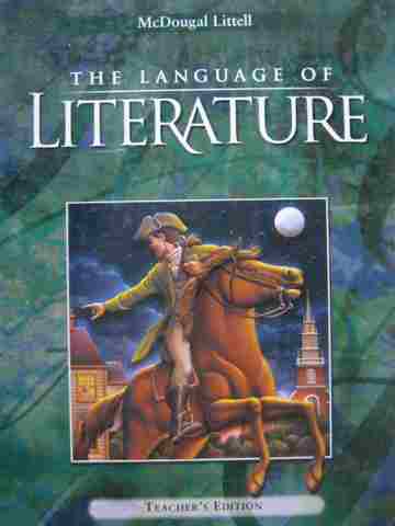 (image for) Language of Literature 8 TE (TE)(H) by Applebee, Bermudez,