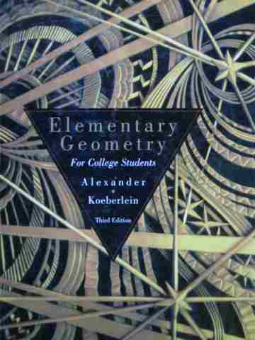 (image for) Elementary Geometry for College Students 3rd Edition (H)