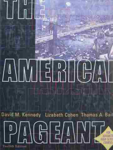 (image for) American Pageant 12th Edition AP Edition (H) by Kennedy, Cohen,
