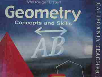 (image for) Geometry Concepts & Skills TE (CA)(TE)(H) by Larson, Boswell,