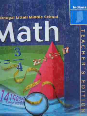 (image for) Middle School Math Course 2 TE (IN)(TE)(H) by Larson, Boswell,