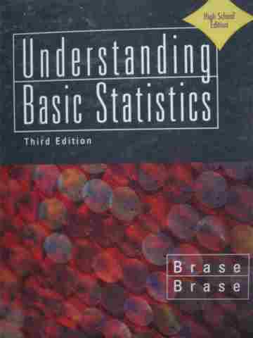 (image for) Understanding Basic Statistics 3rd Edition (H) by Brase & Brase