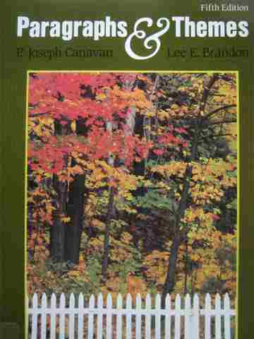 (image for) Paragraphs & Themes 5th Edition (P) by Canavan & Brandon