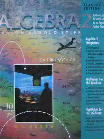 (image for) Algebra 2 TE (TE)(H) by Larson, Kanold, & Stiff