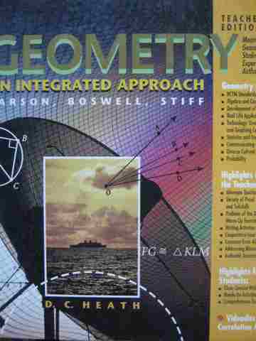 (image for) Geometry An Integrated Approach TE (TE)(H) by Larson, Boswell,