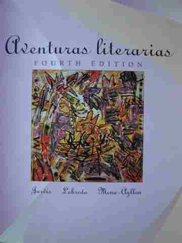 (image for) Aventuras literarias 4e (P) by Jarvis, Lebredo, & Mena-Ayllon