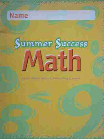 (image for) Summer Success Math K (P) by Kanter, Smith, & Hammet