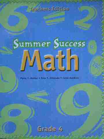 (image for) Summer Success Math 4 TE (TE)(P) by Kanter, Elizondo, & Hankins