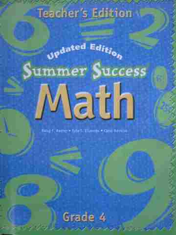 (image for) Summer Success Math 4 Updated Edition TE (TE)(P) by Kanter,