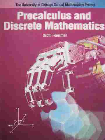 (image for) UCSMP Precalculus & Discrete Mathematics (H) by Peressini, Epp, Hollowell, Brown,