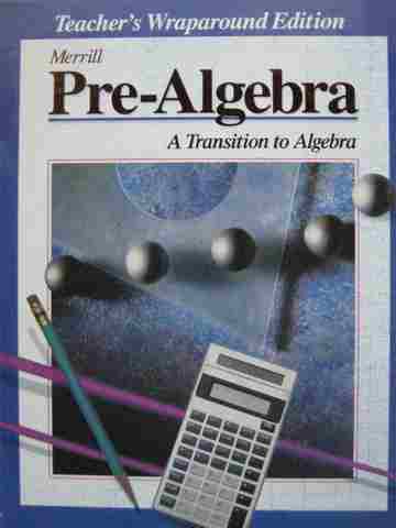 (image for) Merrill Pre-Algebra A Transition to Algebra TWE (TE)(H) by Price