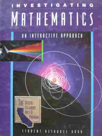 Investigating Mathematics Student Resource Book (H) by Hatfield