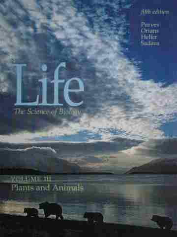 (image for) Life The Science of Biology 5th Edition Volume 3 (P) by Purves,
