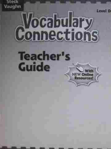 (image for) Vocabulary Connections Level D TG (TE)(P)