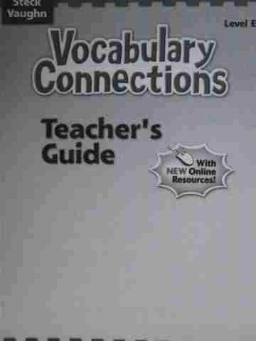 (image for) Vocabulary Connections Level E TG (TE)(P)