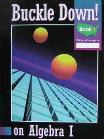 (image for) Buckle Down! on Algebra 1 Book 1 (P) by Paul & Hansen