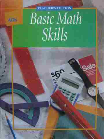 (image for) AGS Basic Math Skills TE (TE)(H) by August Treff & Donald Jacobs