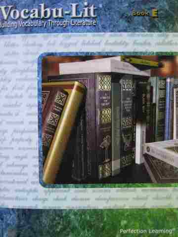 (image for) Vocabu-Lit Building Vocabulary Through Literature Book E (P)