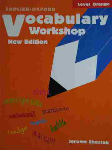 (image for) Vocabulary Workshop Level Orange New Edition (P) by Shostak