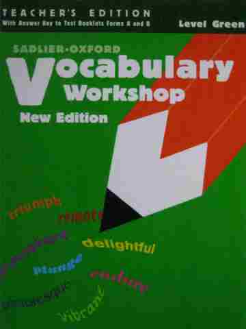 (image for) Vocabulary Workshop Level Green New Edition TE (TE)(P) by Johns