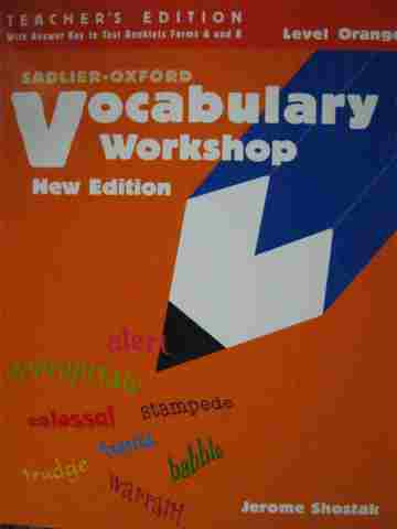 (image for) Vocabulary Workshop Level Orange New Edition TE (TE)(P)
