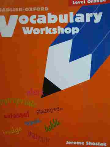 (image for) Vocabulary Workshop Level Orange (P) by Jerome Shostak