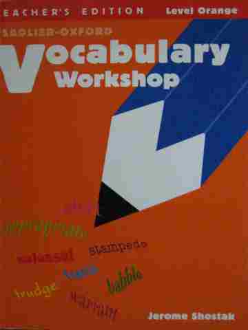 (image for) Vocabulary Workshop Level Orange TE (TE)(P)