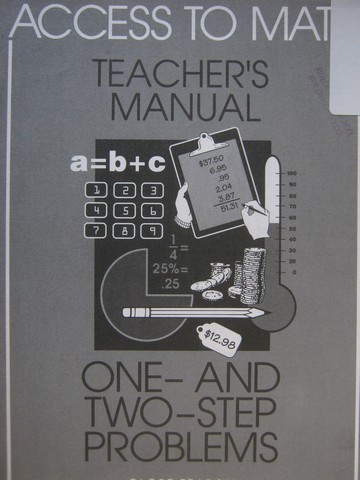 (image for) Access to Math One- & Two-Step Problems TM (TE)(P) by Levadi