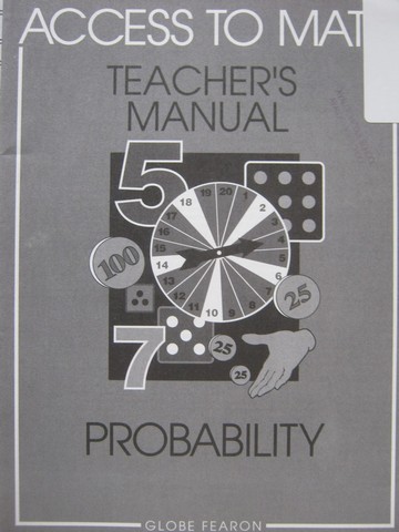 (image for) Access to Math Probability TM (TE)(P) by Barbara Levadi