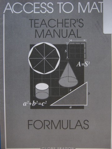 (image for) Access to Math Formulas TM (TE)(P) by Barbara Levadi - Click Image to Close