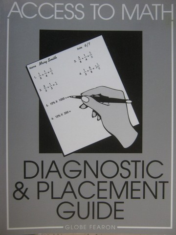 (image for) Access to Math Diagnostic & Placement Guide (P) by Levadi - Click Image to Close