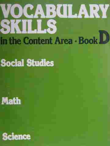 (image for) Vocabulary Skills in the Content Area D (P) by Mary Butler