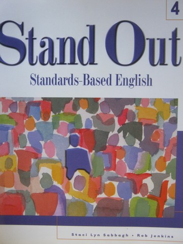 (image for) Stand Out 4 Standards-Based English (P) by Sabbagh & Jenkins