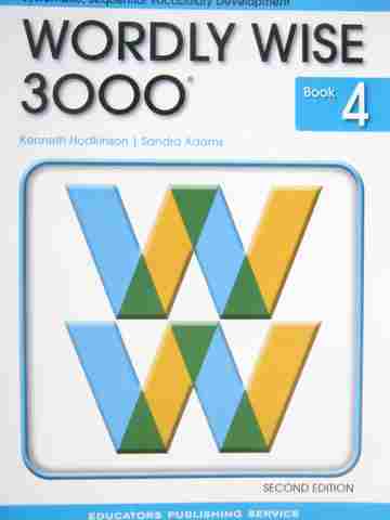 (image for) Wordly Wise 3000 Book 4 2nd Edition (P) by Hodkinson & Adams