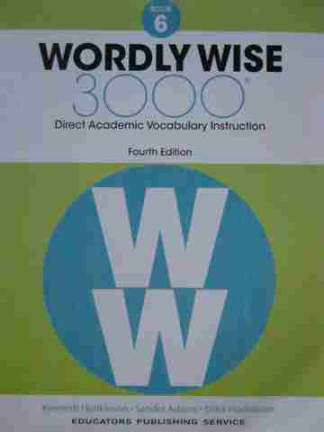 (image for) Wordly Wise 3000 Book 6 4th Edition (P) by Hodkinson, Adams,