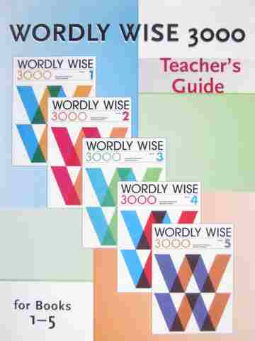 (image for) Wordly Wise 3000 Books 1-5 Teacher's Guide (TE)(P) by Johnson