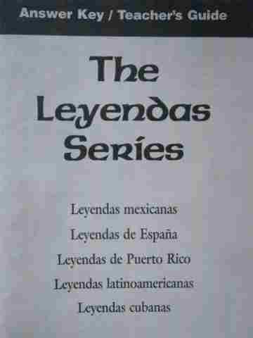 (image for) Leyendas Series Answer Key & Teacher's Guide (TE)(P)