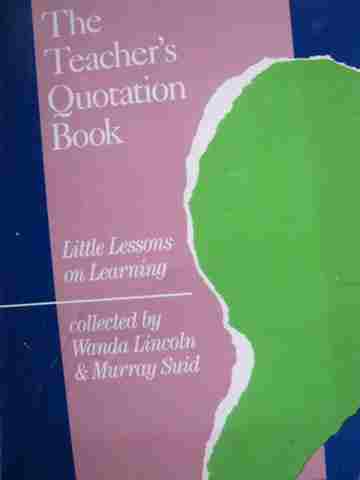 (image for) Teacher's Quotation Book Little Lessons on Learning (P)