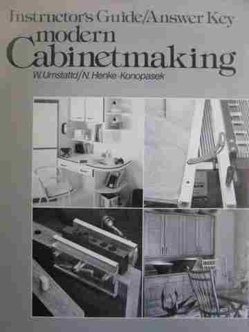 (image for) Modern Cabinetmaking Instructor's Guide Answer Key (TE)(P)